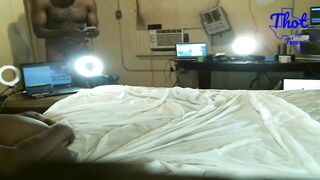 Thot in Texas - Shaved Pussy Big Wobbly Booty Black Ebony MILF Real Hot Ass - 2 image