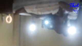 Thot in Texas - Inbetween Her Legs OpenPussy Fucked Shaved Ebony Pussy Fucking Dick - 13 image