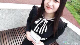 Chubby sexy Japanese amateur Madoka Watanabe in her first porn shoot, uncensored casting couch pt` - 2 image