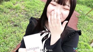 Chubby sexy Japanese amateur Madoka Watanabe in her first porn shoot, uncensored casting couch pt` - 3 image