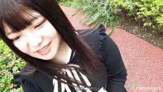 Chubby sexy Japanese amateur Madoka Watanabe in her first porn shoot, uncensored casting couch pt` - 4 image