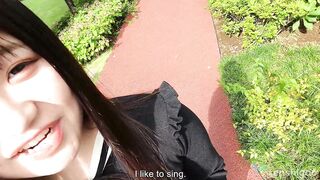 Chubby sexy Japanese amateur Madoka Watanabe in her first porn shoot, uncensored casting couch pt` - 5 image