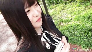 Chubby sexy Japanese amateur Madoka Watanabe in her first porn shoot, uncensored casting couch pt` - 6 image