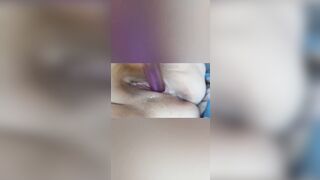 ASMR BBW Milf Dildo Masturbation super juicy pussycontraction closeup - 15 image