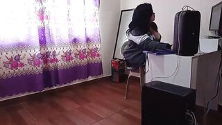 I'm my stepmom's employee and every time she's mad she makes me work naked and I end up fucking her in the office while the employees almost caught us - 4 image