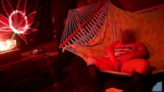 Solo masturbation of my wet pussy in the hammock on molly Hammock Hussy 2