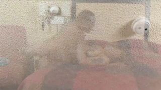 Black Sex! Gorgeous ebony bbw fucks black cock - 8 image