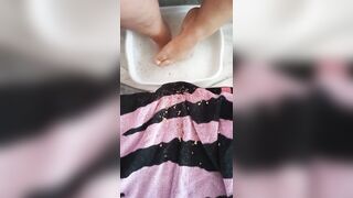 Giving Myself A Pedicure