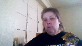 It's Pork Chop Night! Feedee SSBBW Koi pigs out on a pork chop - 2 image