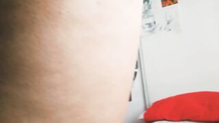 chubby latina girl sticks her dildo in her fat pussy - 4 image