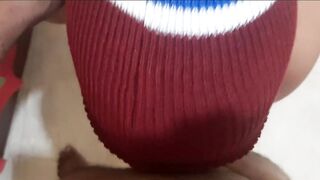 SL AUNTY FUCK with FRIEND  AUNTY MUSTRABATION WHILE watchig porn movie - 5 image