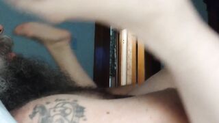 Natural Wife Cums Hard and Loud Wearing a Dress and Gloves - 7 image