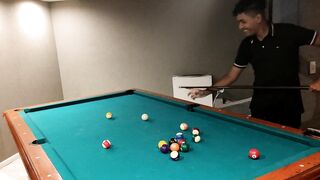 I go to a pool class but it turns out that it was a plan by my boss to screw me all over the table - 2 image