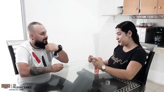 Helping my stepmother sell her erotic oils