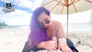 LOST ON A DESERT ISLAND; FOUND A BLOWJOB - 13 image