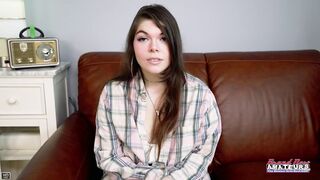 Sexy BBW Sucks Cock, Gets Ass Fucked and Swallows huge Load - 2 image