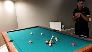 un amigo me lleva a jugar al pool y terminamos follando en todos lados,que rico - 2 image
