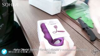 Venezuelan pornstar Selena Vega Trying her new sex toy! - 2 image