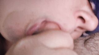 She sucks and plays with my Cock until I blow my load in her pretty mouth - 12 image