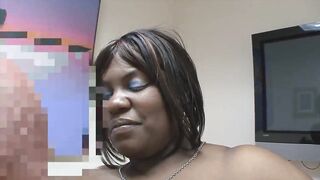 Interracial threesome with two ebony BBW women - 12 image