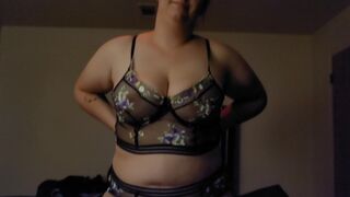 BBW Babygirl Gets Both Holes Stuffed By Daddy - 1 image