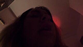 BBW with big lips fucks and sucks married man - sloppy deepthroat and fucking in red light zone - 6 image