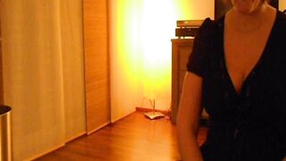 MILF gives stepson a nylon handjob - 3 image