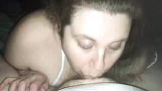 Deepthroat edging husbands cock! - 13 image