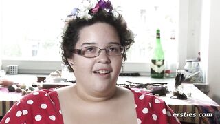 Ersties: Amateur Babe With Big Tits Masturbates With a Vibrator - 2 image