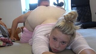 Fucking beautiful teen girl with big round ass - 1 image