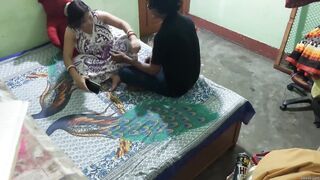 Indian stepmom enjoy son's friend dick - 2 image