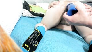 Fucking Hardcore Blue Dildo Gape Fat Pussy Intense Fuck - 7 image