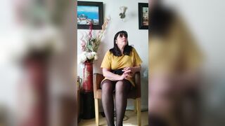 JOI - Mommy touches and plays with her pussy in the waiting room - 14 image