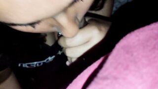 mi hermanastra me paga con una chupada de verga para que no le cuente nada a nuestros padres pov - 7 image