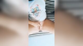 Naughty white girl likes to play with consolation on her big ass, wiggling very tasty, Mirelladelicia naughty bitch - 11 image