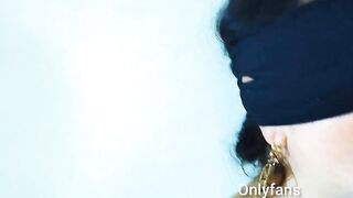 Russian bbw slut with big boobs sucks a big dick that cums in her mouth and on her tits - 14 image