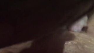 Chubby amateur wife with a hairy pussy and a big ass strokes dick, gives a blowjob, and swallows without spilling a drop - 12 image