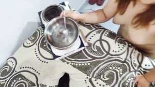 Savoring a big cock until extracting all the cum to cook it and eat it - 14 image