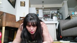 Mommy practicing yoga and jerk off - 3 image