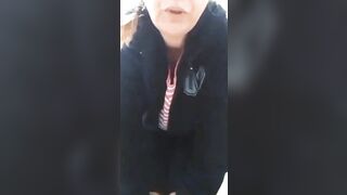 Hot white girl masturbating in the bathroom in yellow panties, doing striptease, taking off all her clothes, Mirelladeli - 11 image