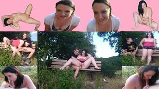 Crazy Risky Outdoor Blowjob - Caught in Public - 1 image