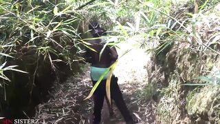 A University Student Got Fucked At The Bush Track While Coming Back But She Later Enjoyed The Hot Sex Somewhere In Africa - 6 image