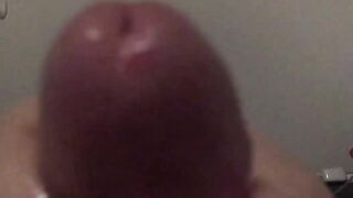 Chubby Wife with hairy pussy gives POV handjob with slow motion - 8 image