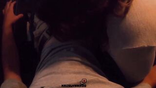 Krislynnxoo Sucks Cock in Car and Swallows - 2 image