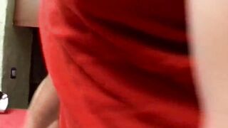 Beautiful BBW stepmom fucks and sucks her stepson's big cock hard in homemade amateur - 5 image