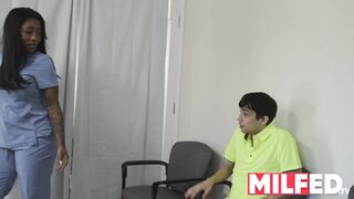 Milf Nurse has the cure to the Erectile Dysfuntion! BBW Gogo Fukme w/ Jenna Starr - 3 image