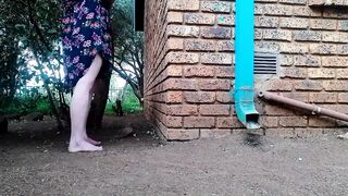 Fucking the neighbors wife in the garden - 1 image