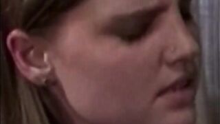 Cute fat chick gets her wet pussy fucked on bed - 12 image