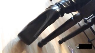 British babe BBW femdom teases you while you worship her. - 9 image