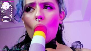 Part 1: Horny webcam model likes masturbating tokens thinking about your huge cock inside her wet pussy. - 10 image